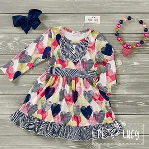 Geo Hearts Dress